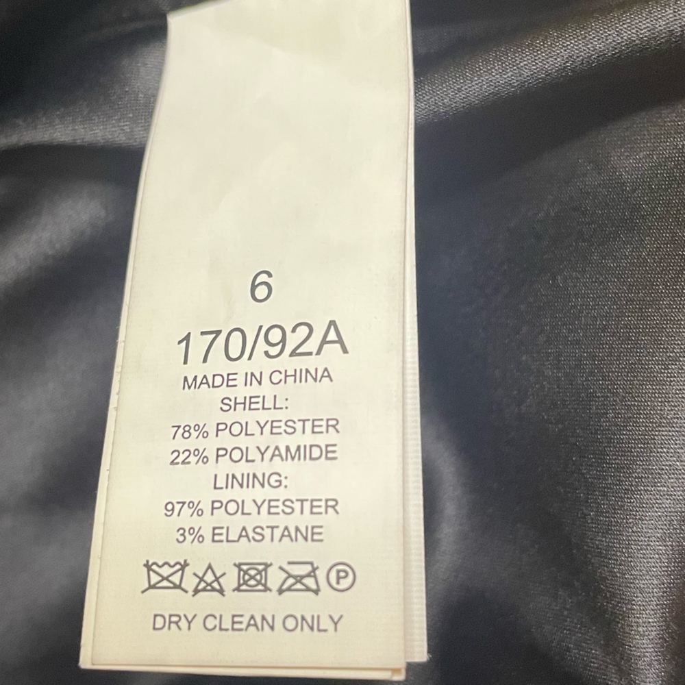 Floral Spade Jacquard Dress Black Midi Sleeveless 6 - Picture 7 of 11